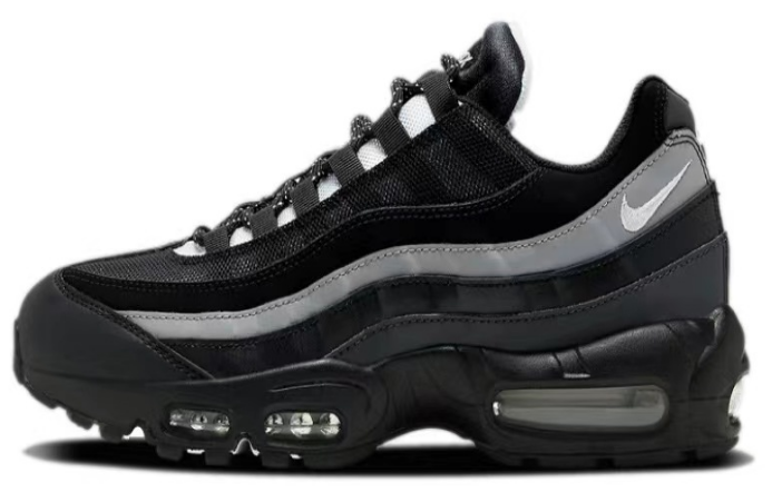 Nike Air Max 95 Sneakers in Black Grey White - product image from the listing.