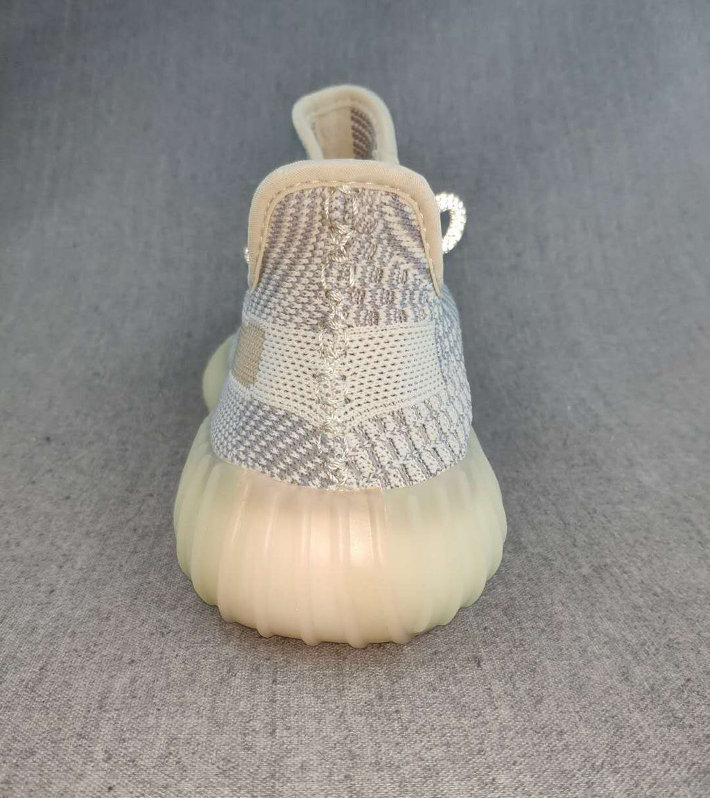 adidas Yeezy Boost 350 V2 Knit Sneakers, in Gray and Cream - product image from the listing.
