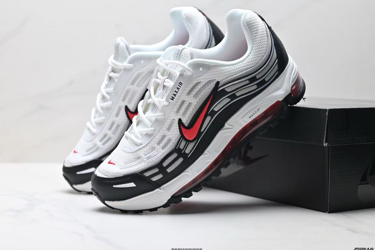 Nike Air Max 200 Sneakers in White Black Red - product image from the listing.