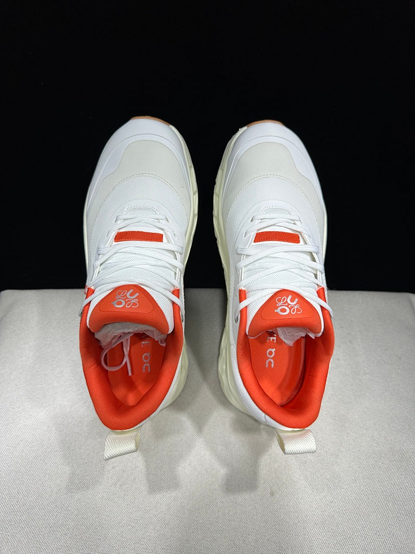 On x LOEWE Cloudtilt 2.0 Sneakers in White Orange - product image from the listing.