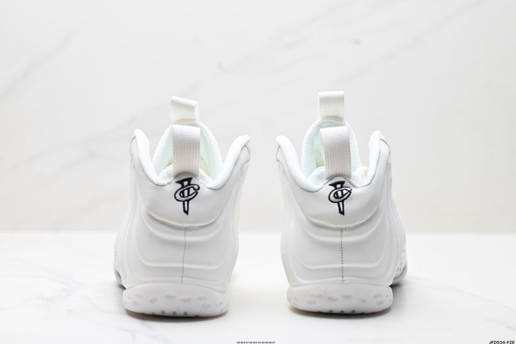 Nike Air Foamposite One Penny Basketball Sneakers in White JFD534-FZE - product image from the listing.