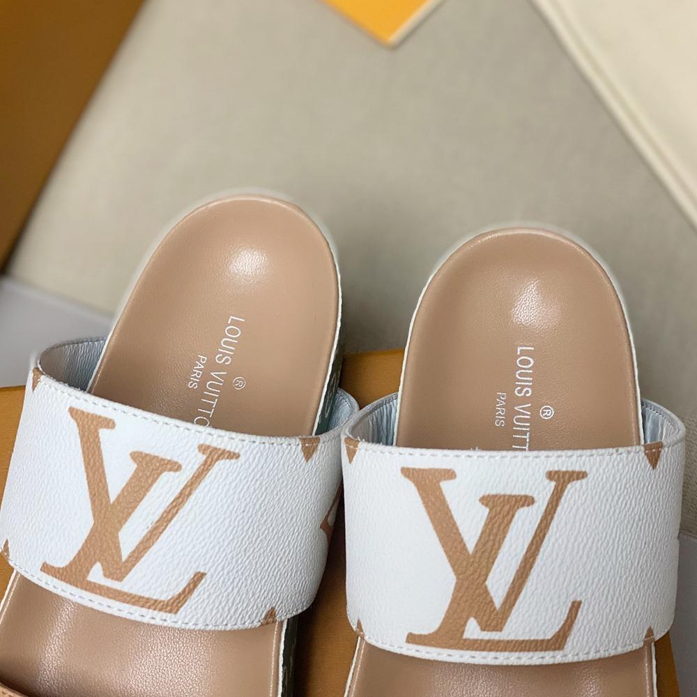 Bom dia Mule Slides Sandals by Louis Vuitton - product image from the listing.
