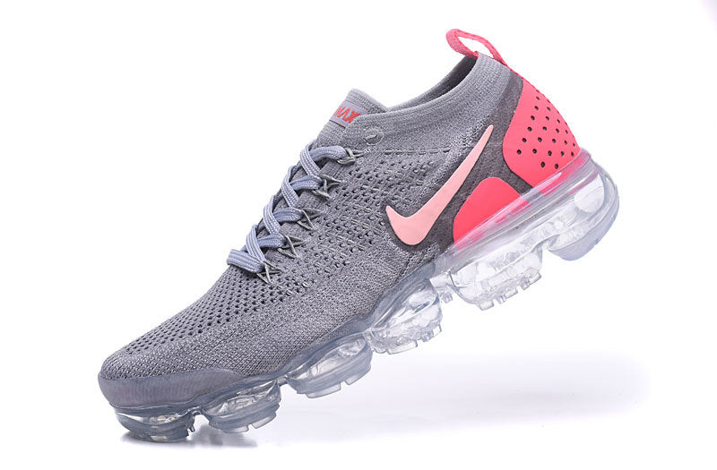 Nike Air VaporMax Flyknit 2 Sneakers in Grey Pink 942843-006 - product image from the listing.