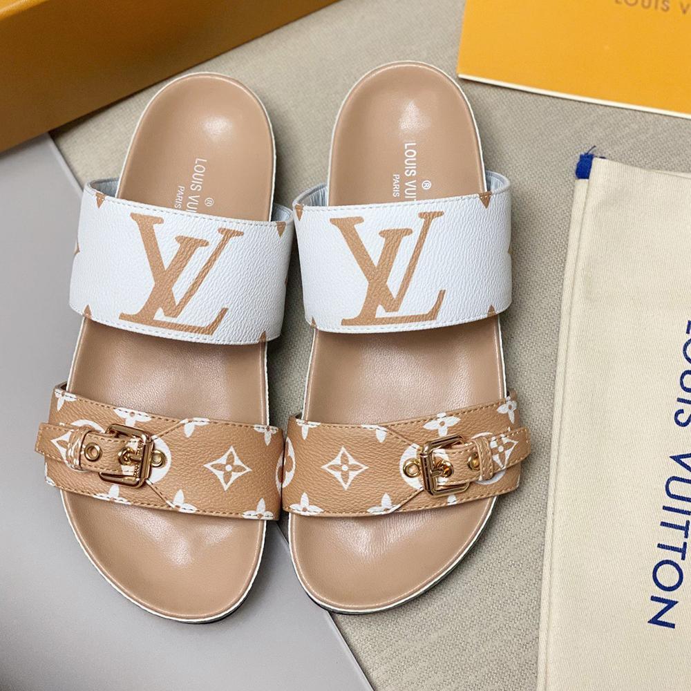 Bom dia Mule Slides Sandals by Louis Vuitton - product image from the listing.