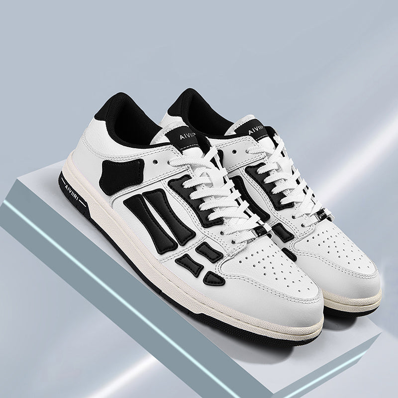 AIVIIRI MFS003-111 Low-Top Sneakers in White and Black - product image from the listing.