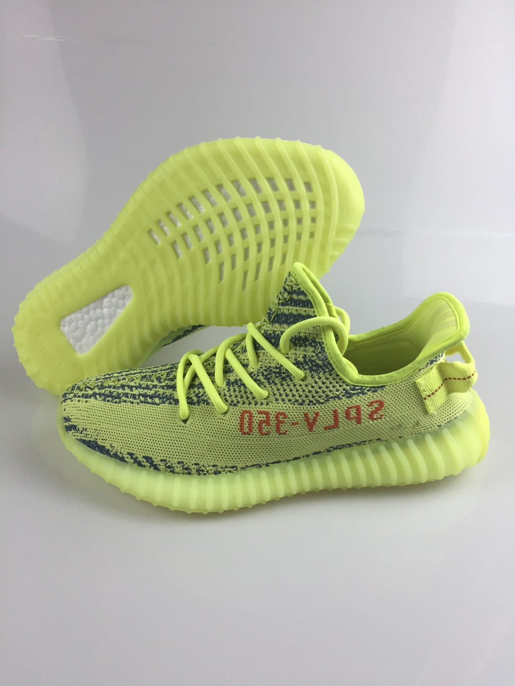 Navy and Volt Jordan Flight Club 91 Sneakers - product image from the listing.