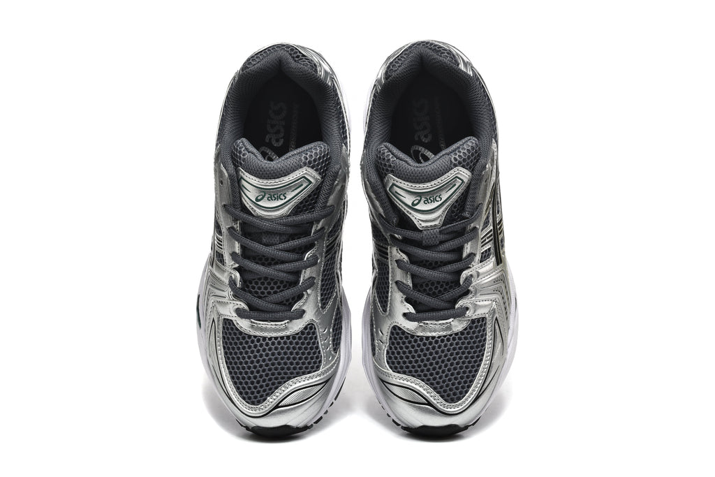 ASICS Gel-Kayano 14 Sneakers in Silver Black - product image from the listing.