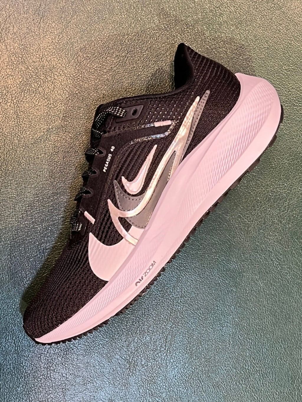 Nike Pegasus 40 PRM Running Shoes in Black FB7179-001 - product image from the listing.