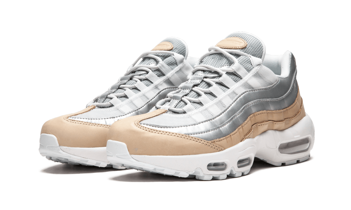 Women's AIR MAX 95 SE PRM MNS "Pure Platinum" AH8697 002 - product image from the listing.