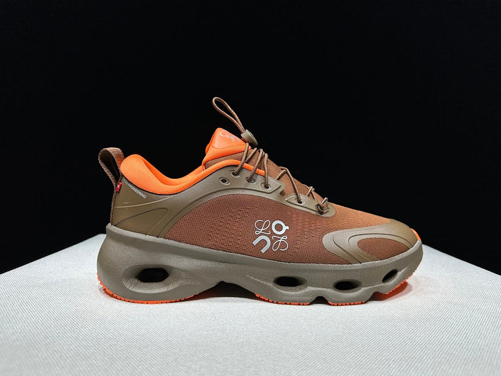LOEWE x On Cloudventure 3.0 Sneakers in Brown Orange - product image from the listing.