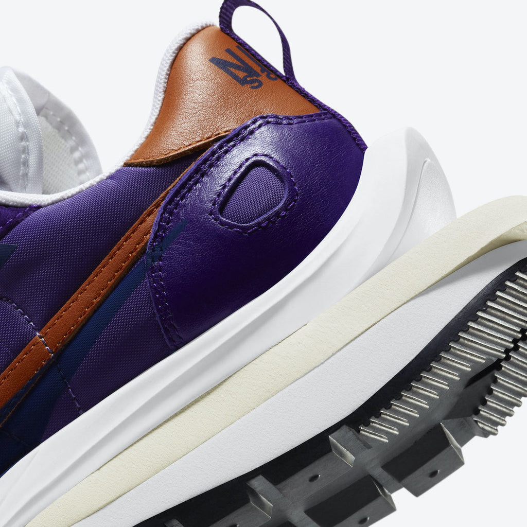 Nike x sacai VaporWaffle Sneakers in Purple DD1875-500 - product image from the listing.