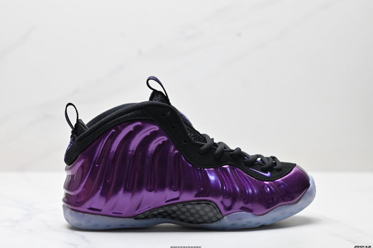 Nike Air Foamposite One Basketball Sneakers in Purple - product image from the listing.