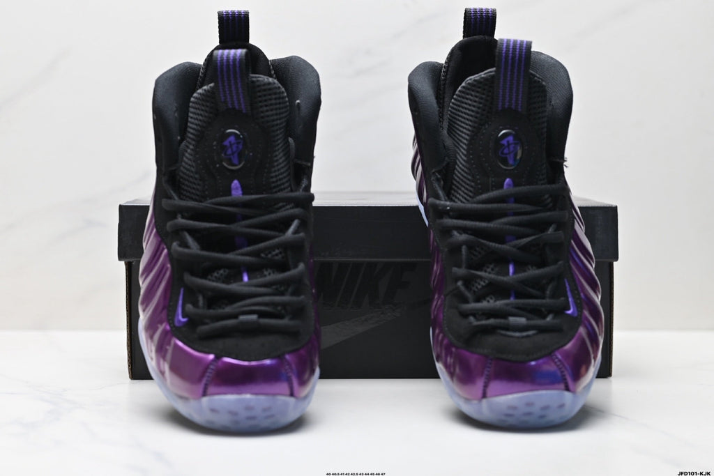 Nike Air Foamposite One Basketball Sneakers in Purple - product image from the listing.