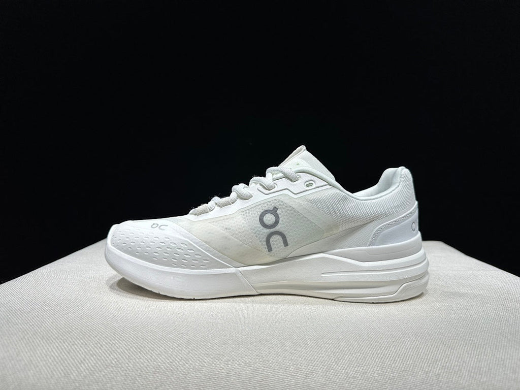 On THE ROGER Advantage Pro White Tennis Trainers - product image from the listing.