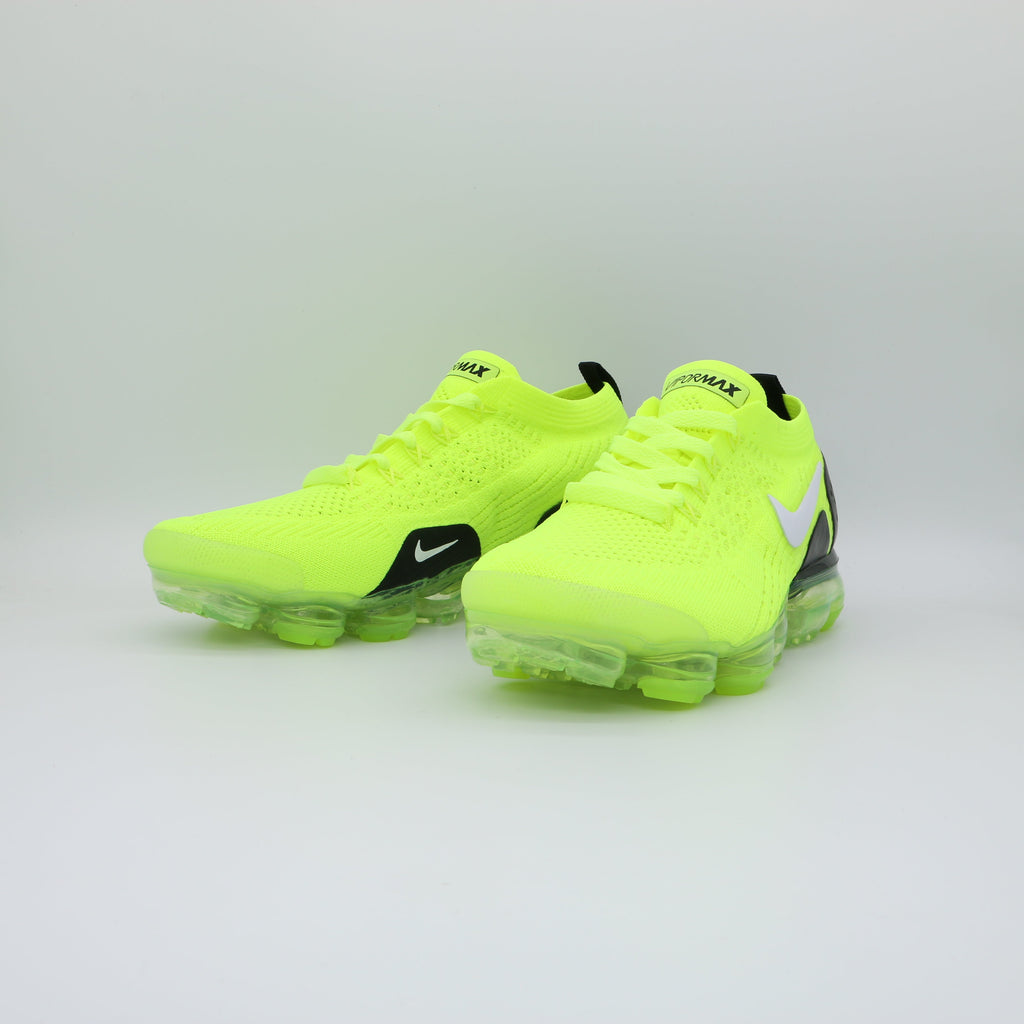 Nike Air VaporMax 2018 Neon Sneakers in Green Black 942842-7009 - product image from the listing.