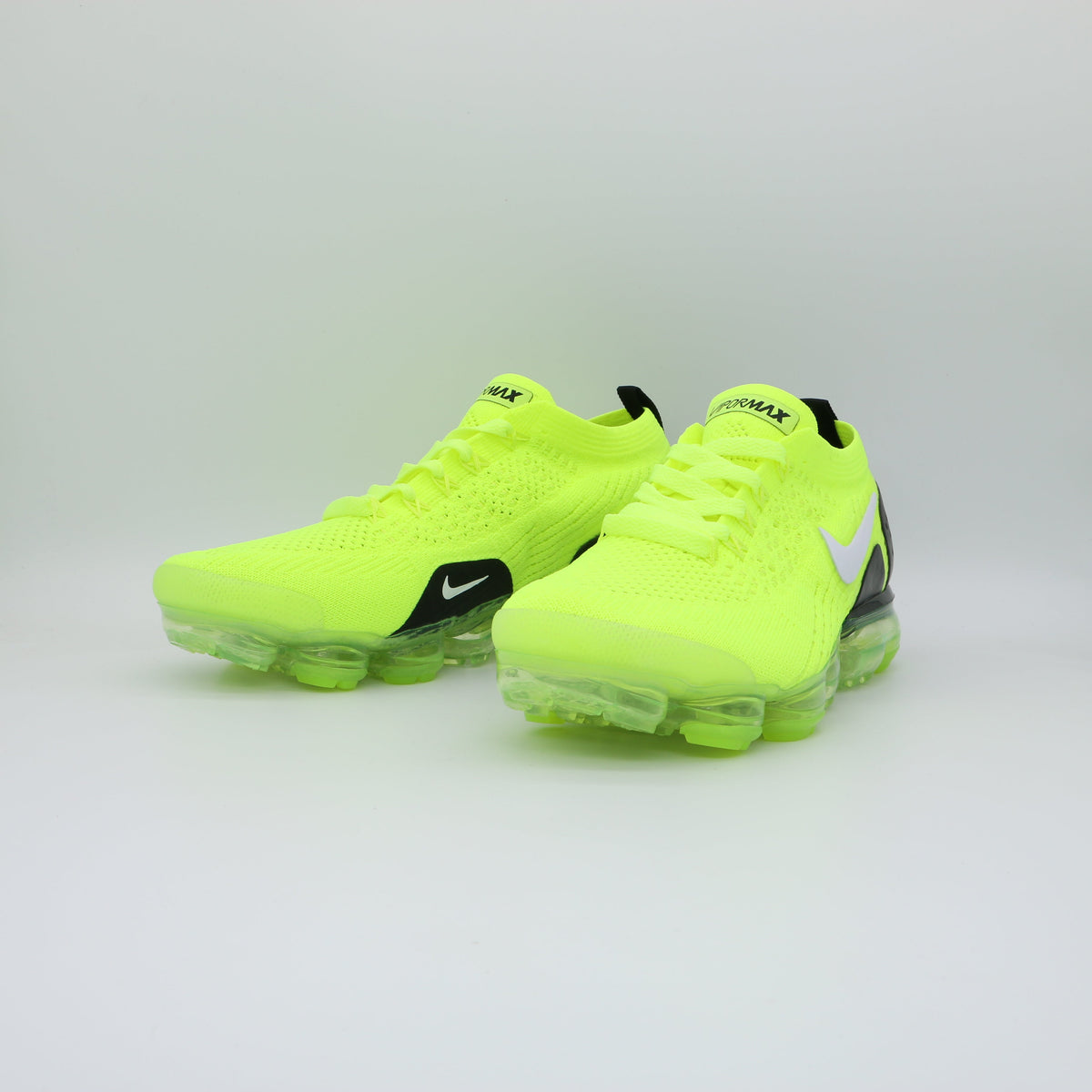 Nike Air VaporMax 2018 Neon Sneakers in Green Black 942842-7009 - product image from the listing.