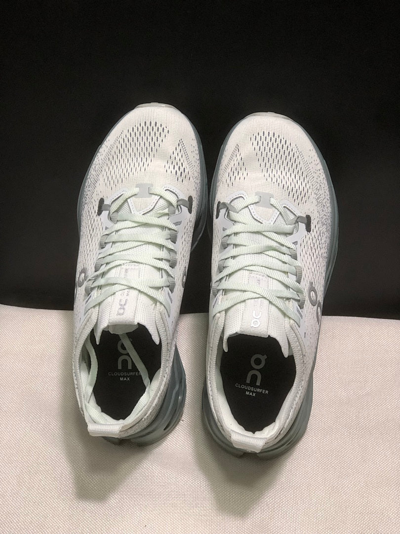 On Cloudsurfer Max Shoes for Running, Grey and Moon - product image from the listing.