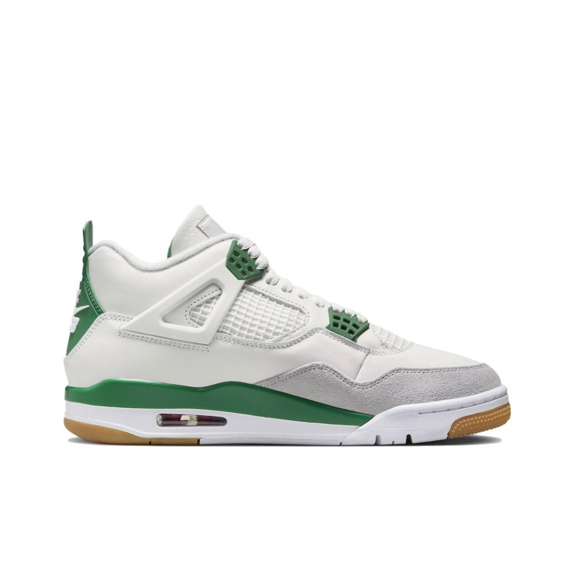 Nike SB x Air Jordan 4 Pine Sneakers in Green DR5415-103 - product image from the listing.