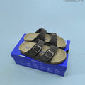 Black Suede Birkenstock Zurich Two-Strap Sandals - product image from the listing.