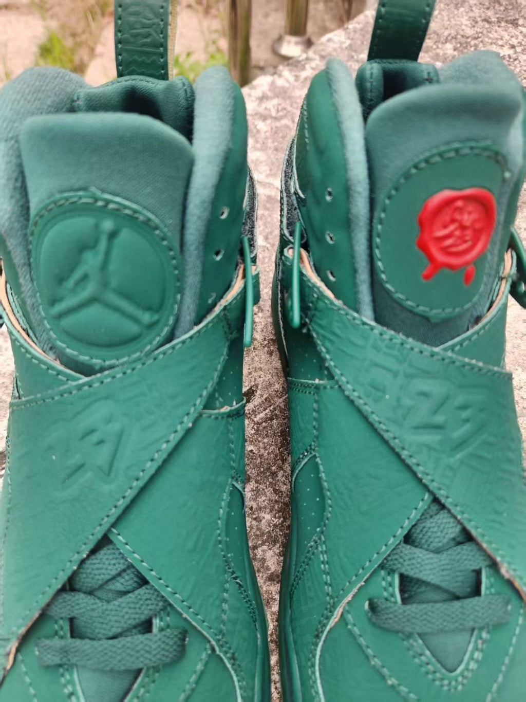 "New Jungle Green" Air Jordan 8 - product image from the listing.