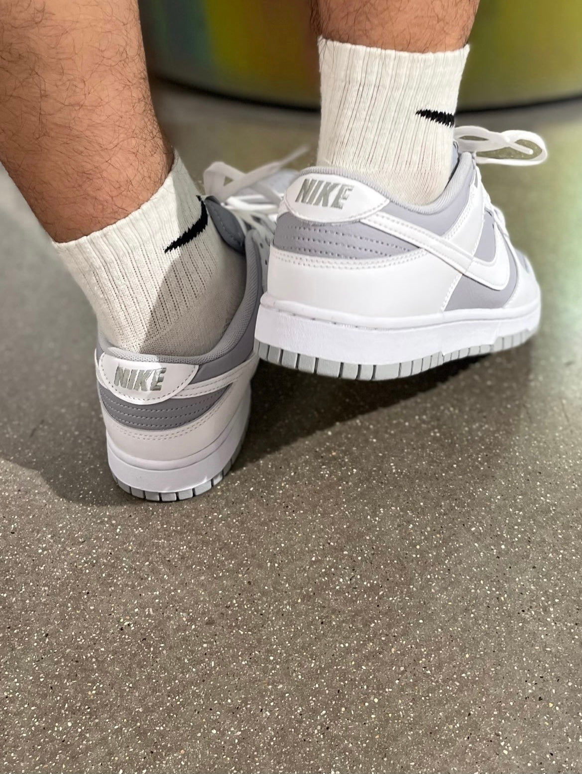 Nike Dunk Low Retro Trainers, Wolf Grey/White, DJ6188-003 - product image from the listing.