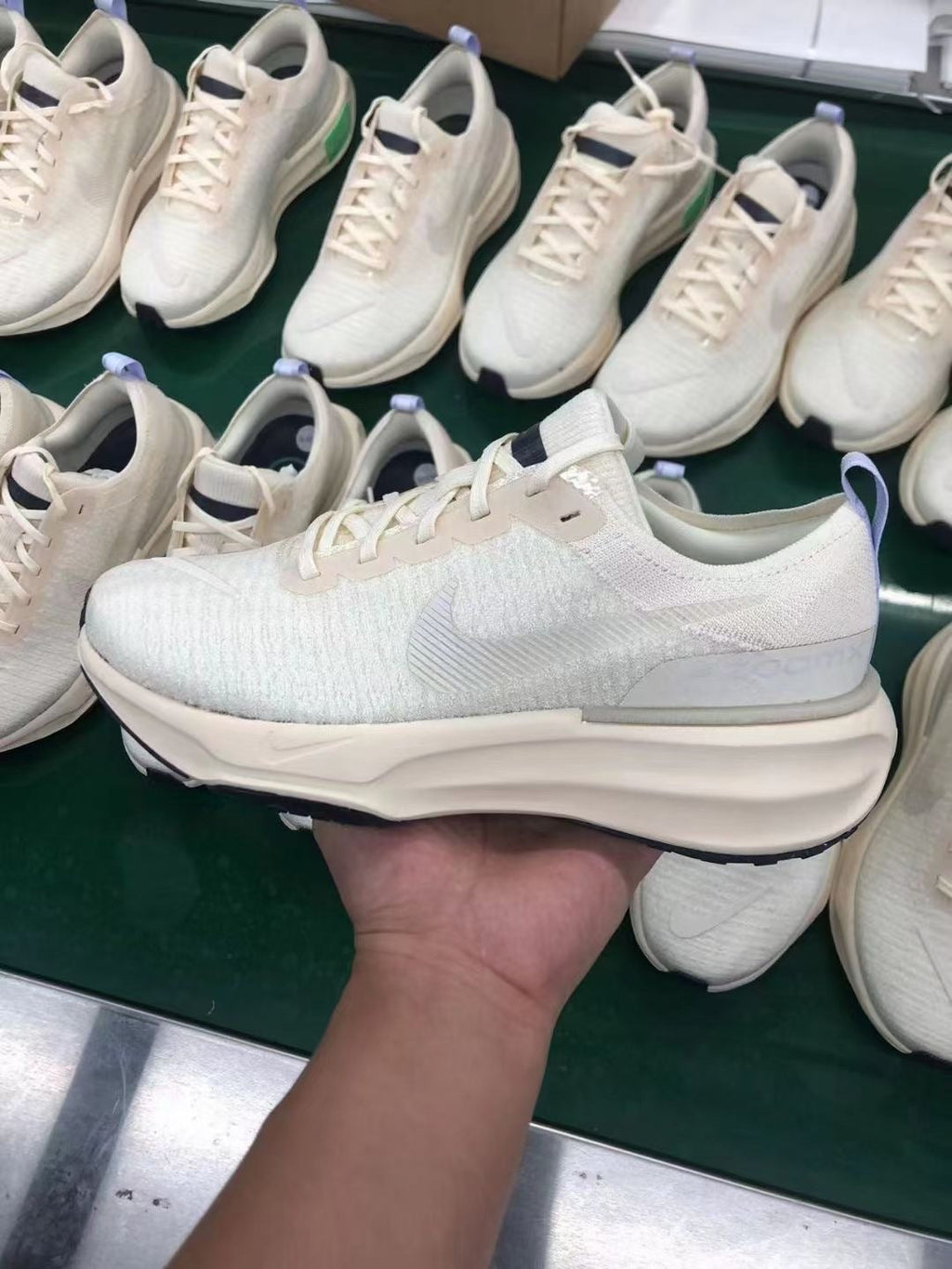 Nike ZoomX Invincible Run 3 Running Shoes, in Sand - product image from the listing.