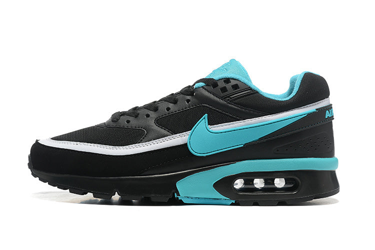 Nike Air Max Sneakers in Black and Turquoise - product image from the listing.