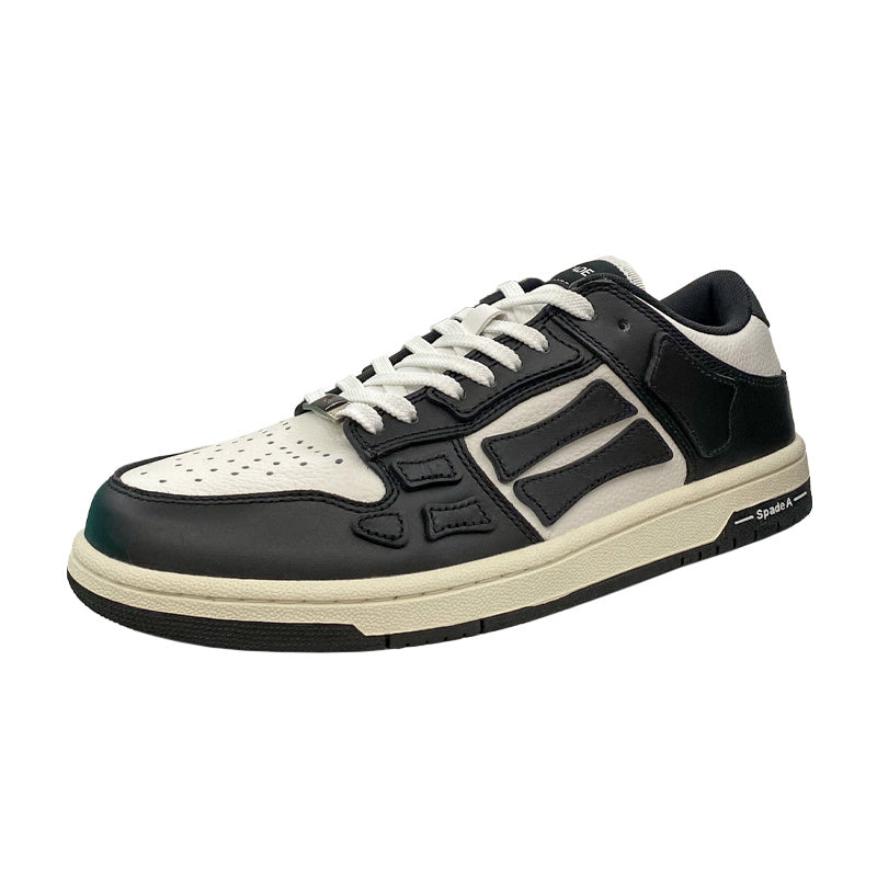 Black Low-Top Sneakers in and White MFS003-004 - product image from the listing.