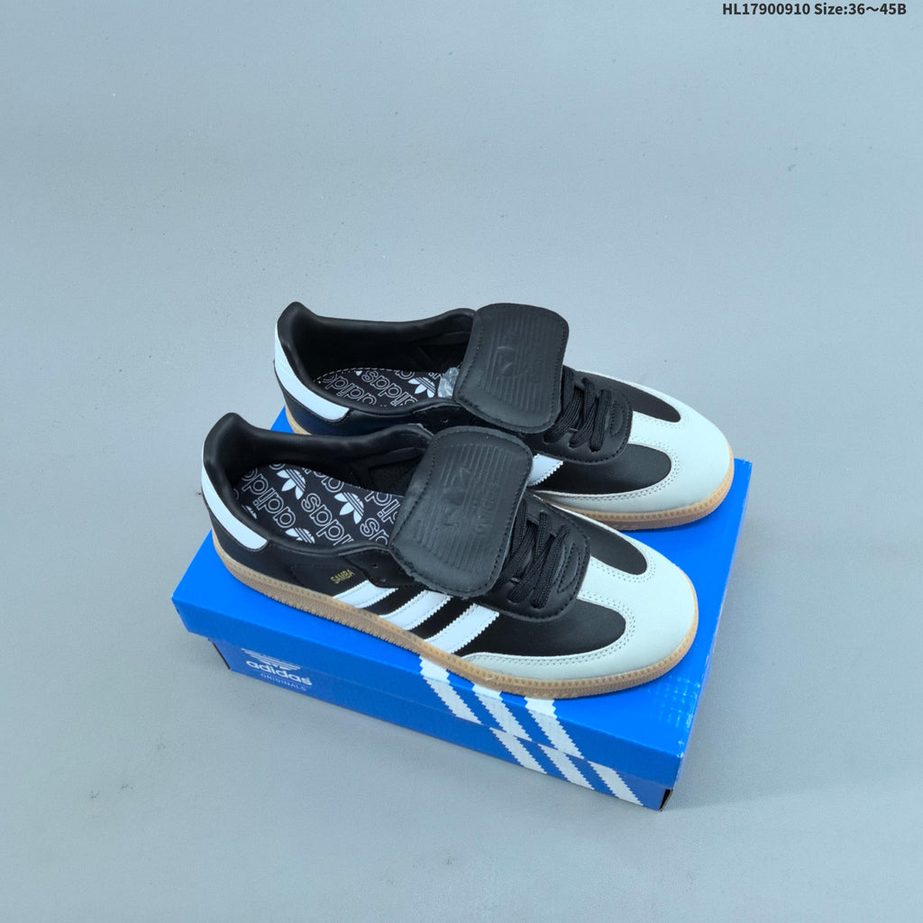 Adidas Samba Low-Top Sneakers in Black White Gum IG2010 - product image from the listing.