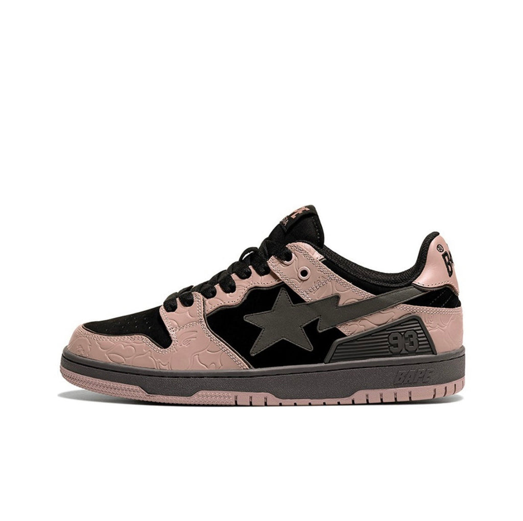 BAPE SK8 Sta Trainers Black and Pink 1H80-191-016 - product image from the listing.