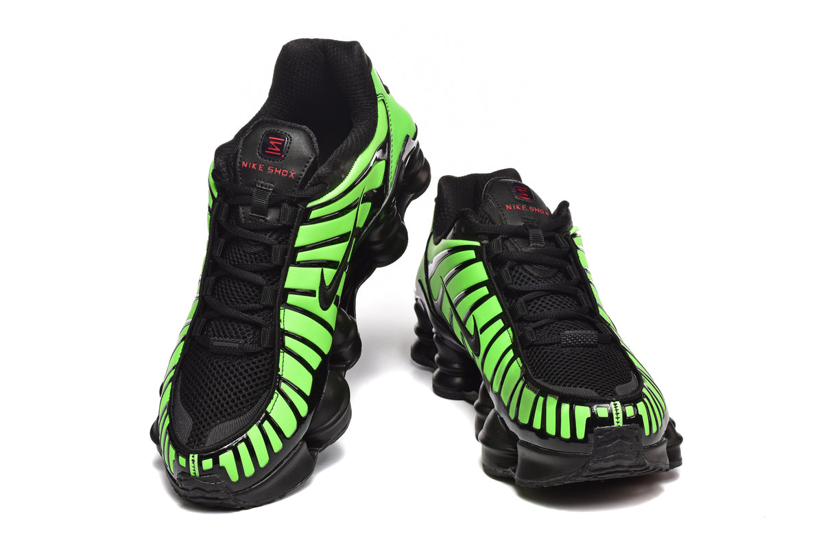 Pink and Black Nike Shox TL Sneakers - product image from the listing.