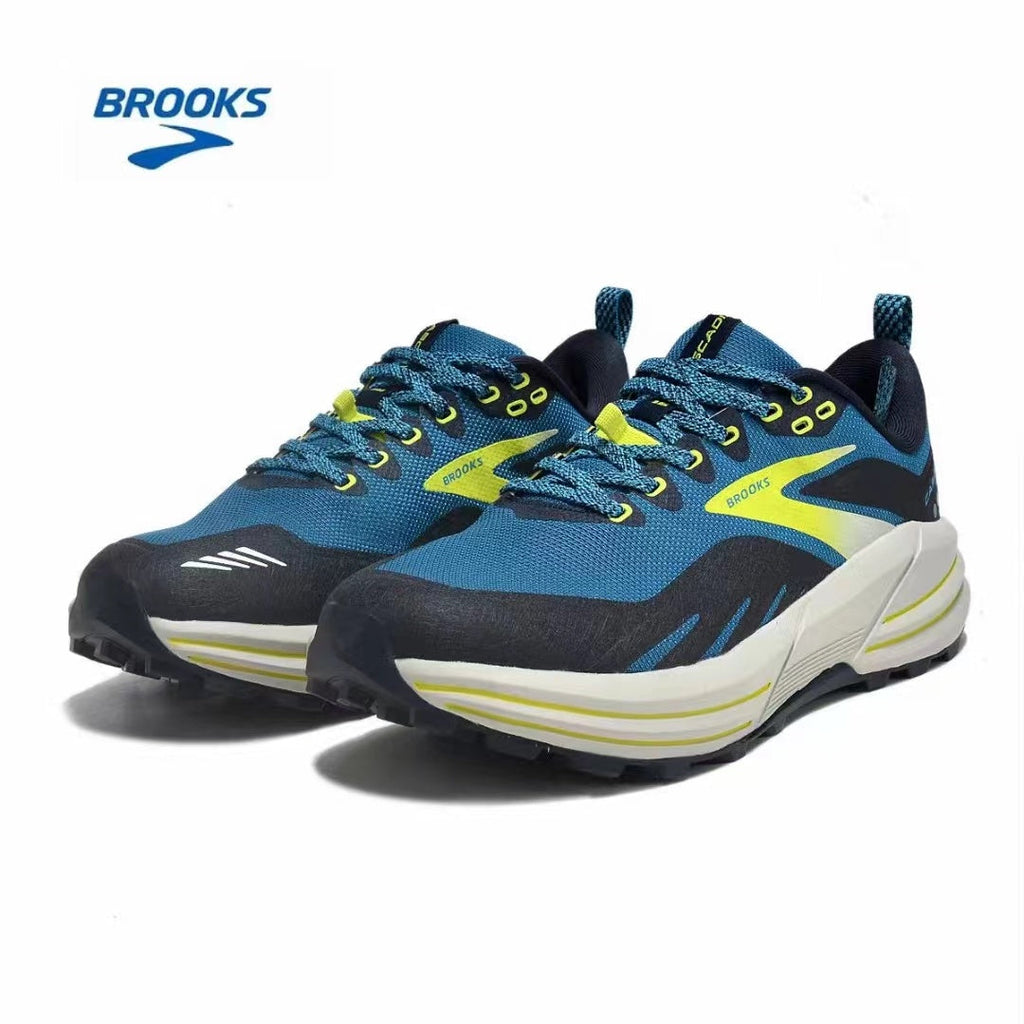 Brooks Cascadia 16 Trail Running Shoes in Blue - product image from the listing.