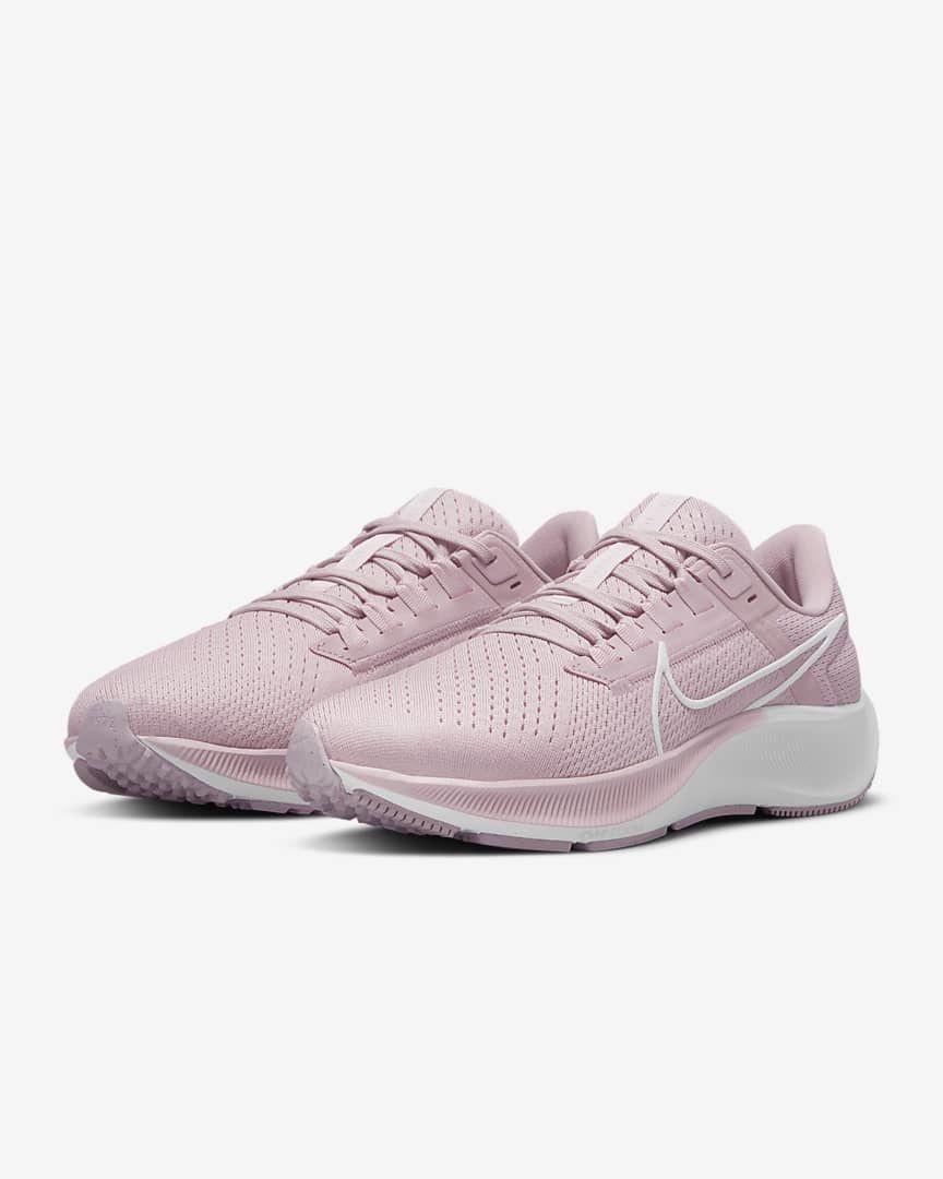 Nike Air Zoom Pegasus 38 Running Shoes in Pink CW7358-601 - product image from the listing.