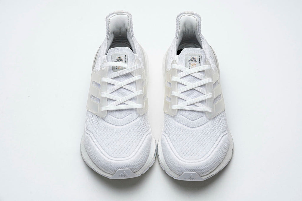 adidas UltraBoost 21 Running Shoes in White FY0846 - product image from the listing.