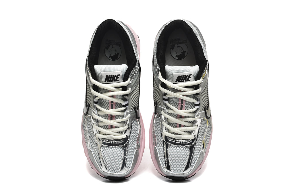 Nike Zoom Vomero 5 Silver Pink Mesh Trainers - product image from the listing.