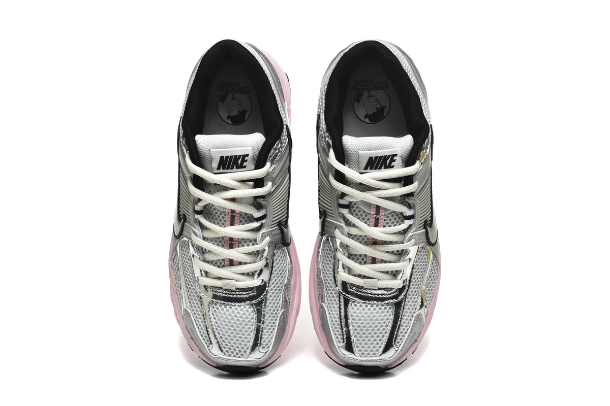 Nike Zoom Vomero 5 Silver Pink Mesh Trainers - product image from the listing.