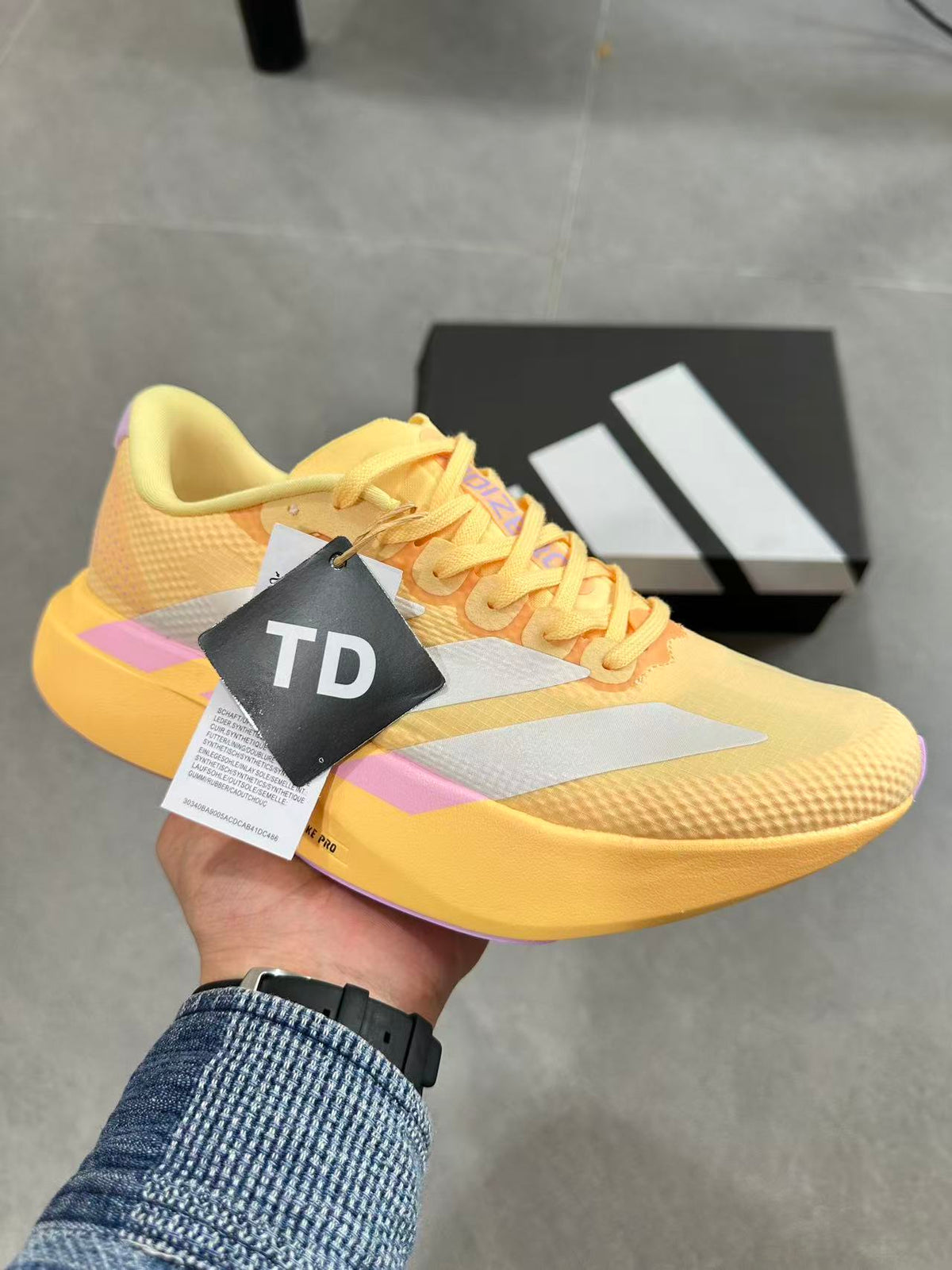Nike Lightstrike Pro Running Shoes in Orange Pink KJ3594 - product image from the listing.