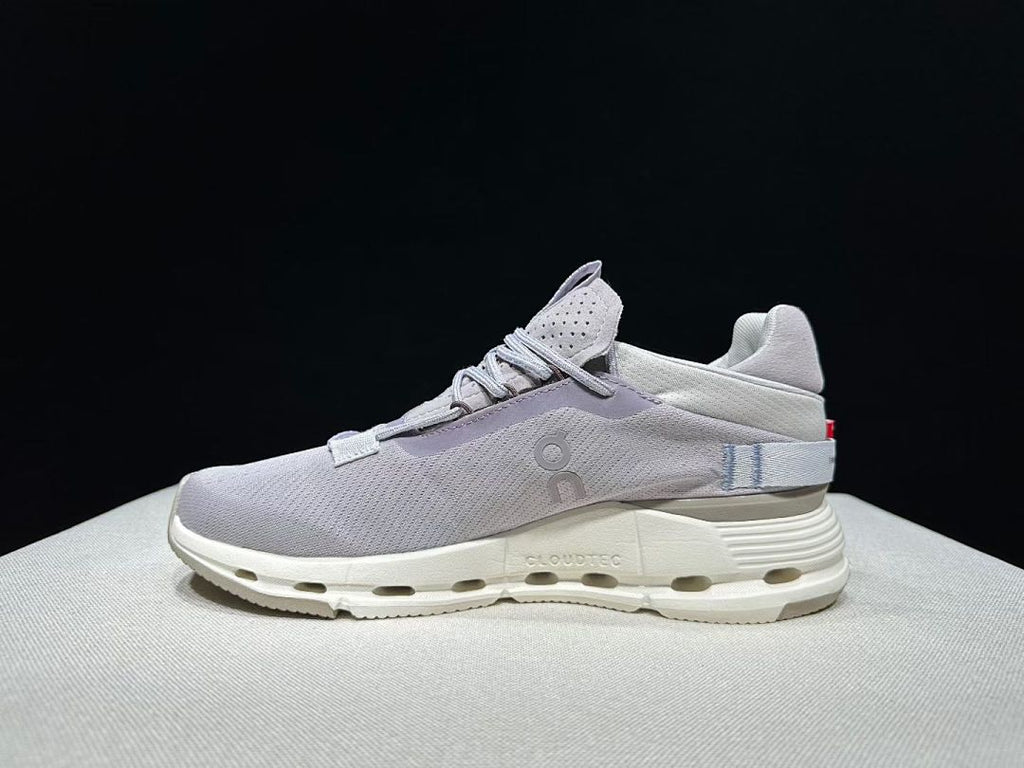 Gray and Purple On Cloudnova 2 Sneakers - product image from the listing.
