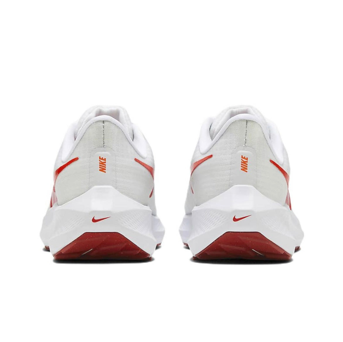 Nike Air Zoom Pegasus 39 Running Shoes in White Red DH4071-103 - product image from the listing.