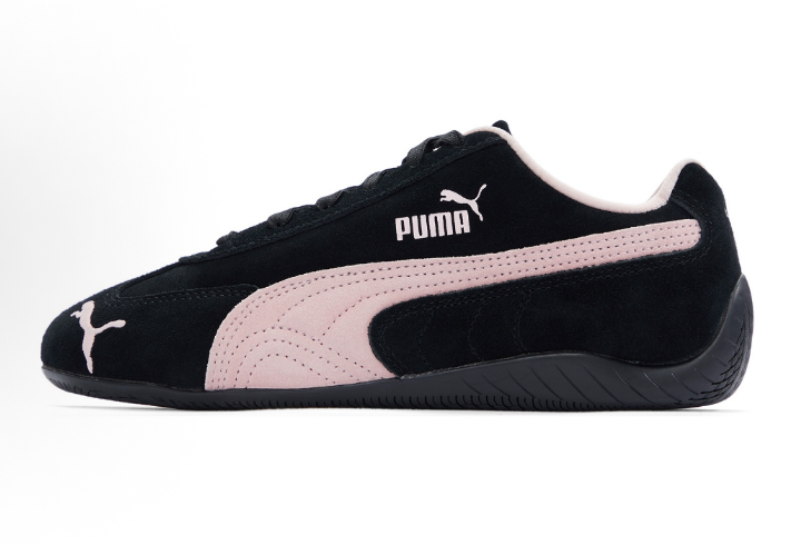 Puma Low-Top Sneakers in Black and Pink - product image from the listing.