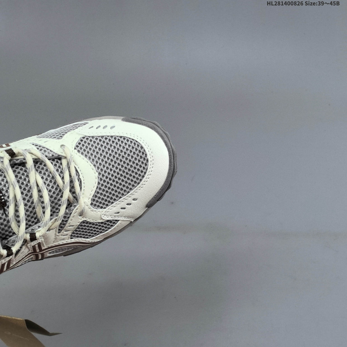 ASICS GEL-NANDI NR Sneakers in Cream, in Gray and Brown - product image from the listing.