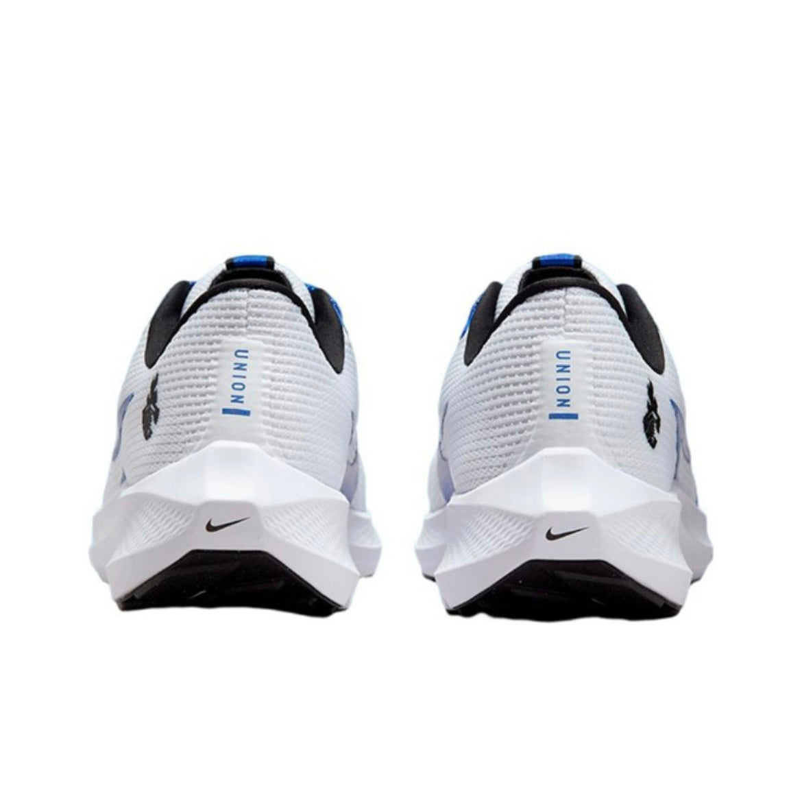 Nike Air Zoom Pegasus 40 Running Shoes in White Blue FJ2843-100 - product image from the listing.