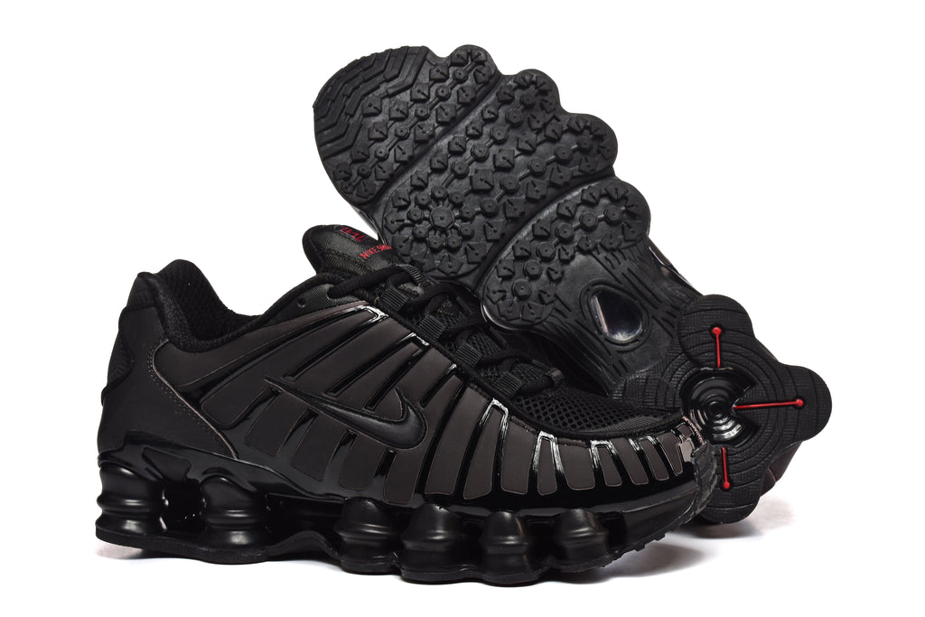 Pink and Black Nike Shox TL Sneakers - product image from the listing.