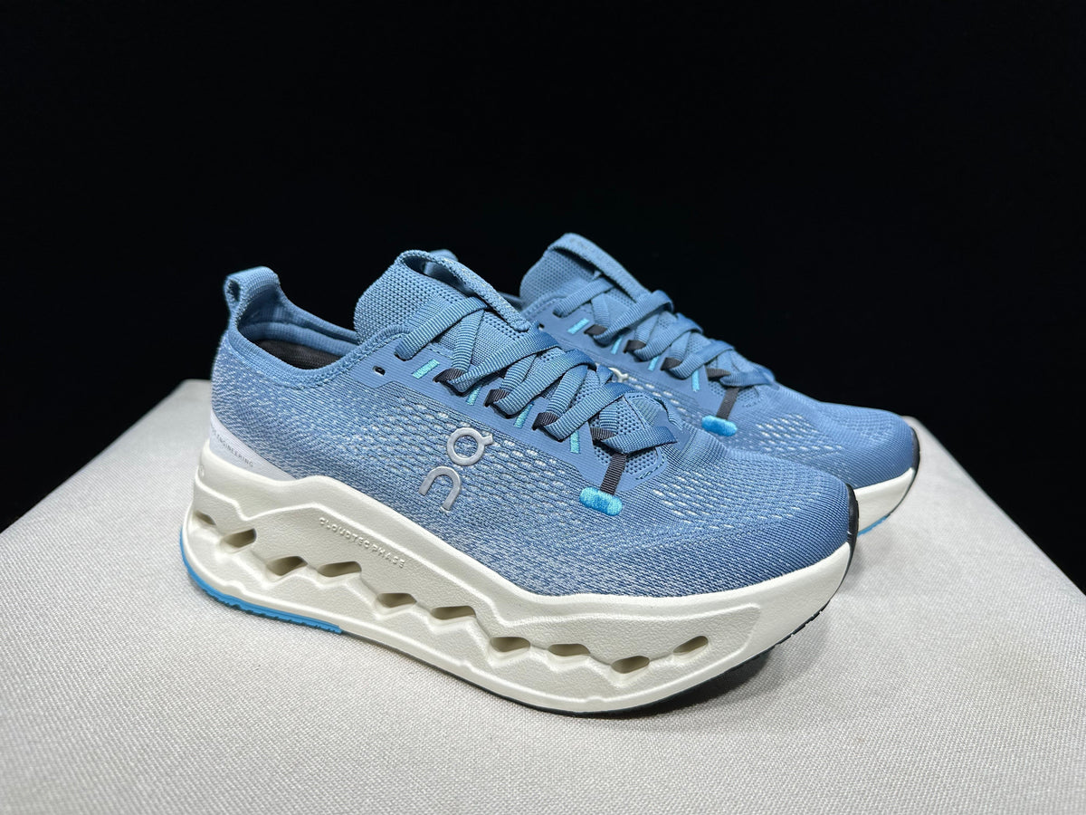 On Cloudsurfer Max Running Sneakers in Blue - product image from the listing.