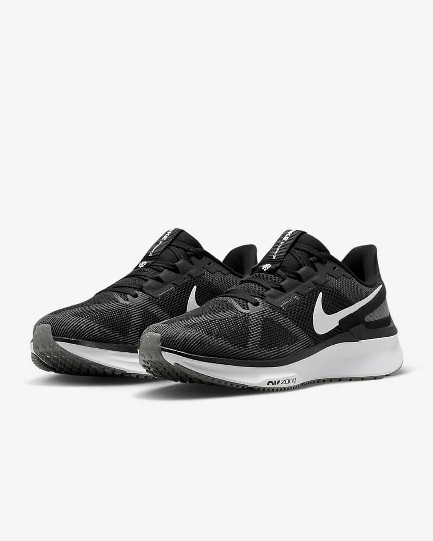 Nike Structure 25 Road Running Shoes in Black DJ7883-002 - product image from the listing.