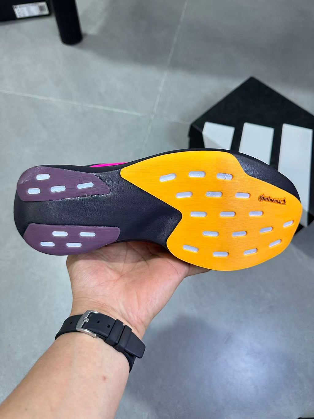 Adidas Lightstrike Pro Running Shoes in Purple Pink KI6931 - product image from the listing.