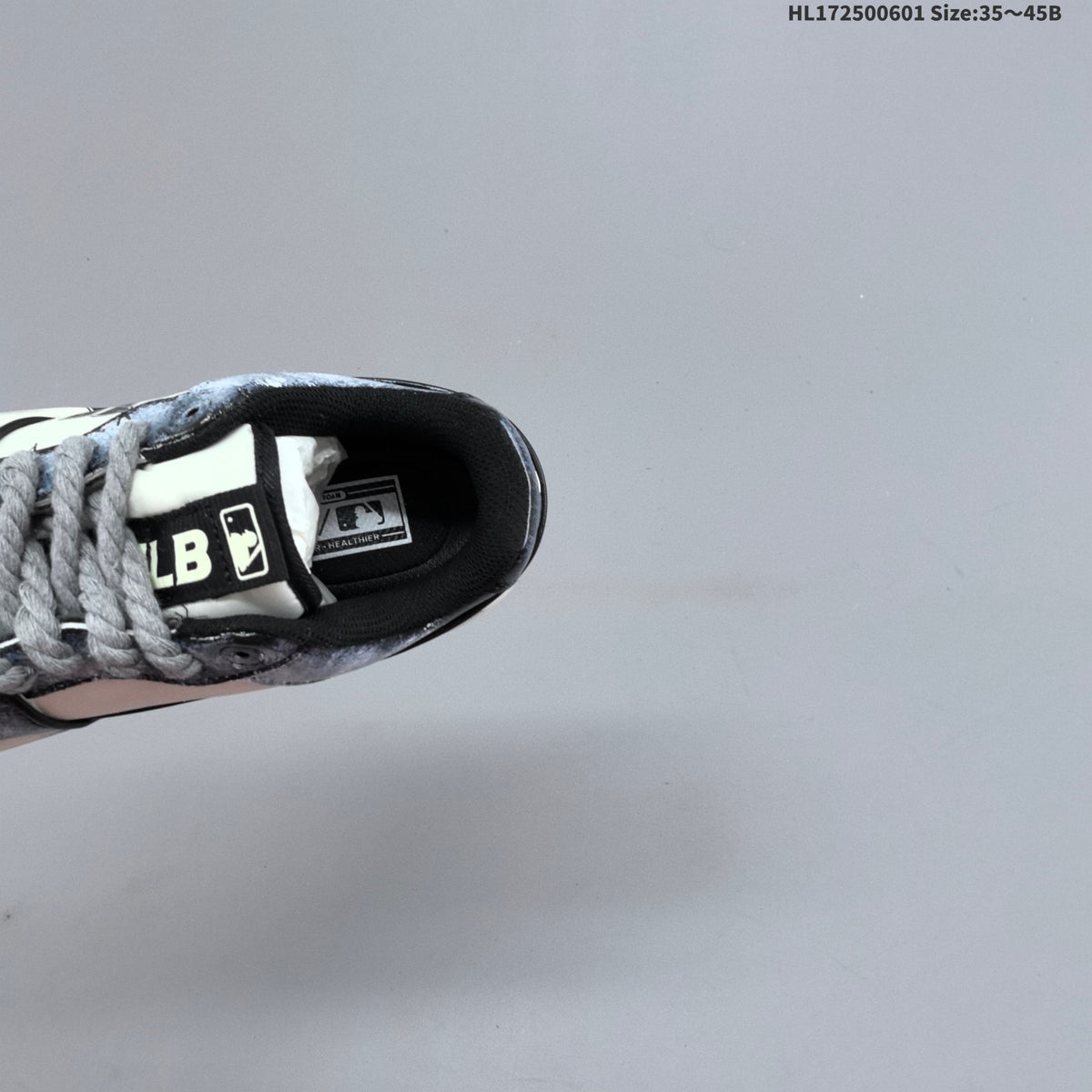 MLB Chunky Liner Low-Top Sneakers, in Black and White - product image from the listing.