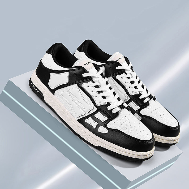AIVIIRI MFS003-004 Low-Top Sneakers in Black and White - product image from the listing.