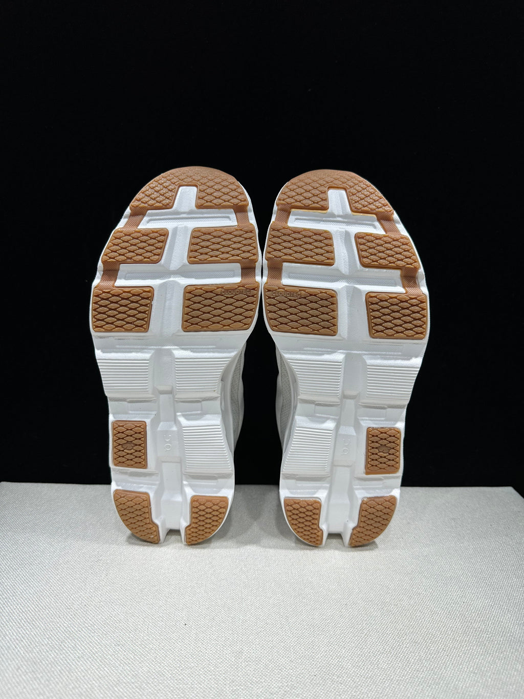 On Cloudmonster 2 Running Shoes in Pearl Ivory Gold - product image from the listing.
