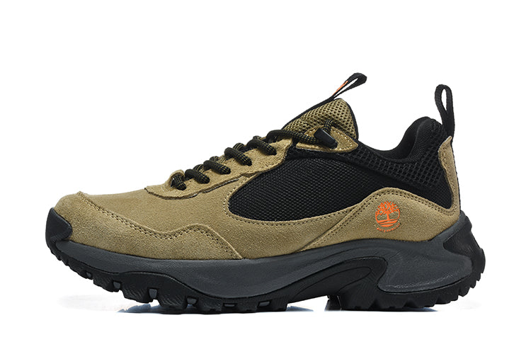 Olive and Black The North Face Suede-Style Trail Sneakers - product image from the listing.